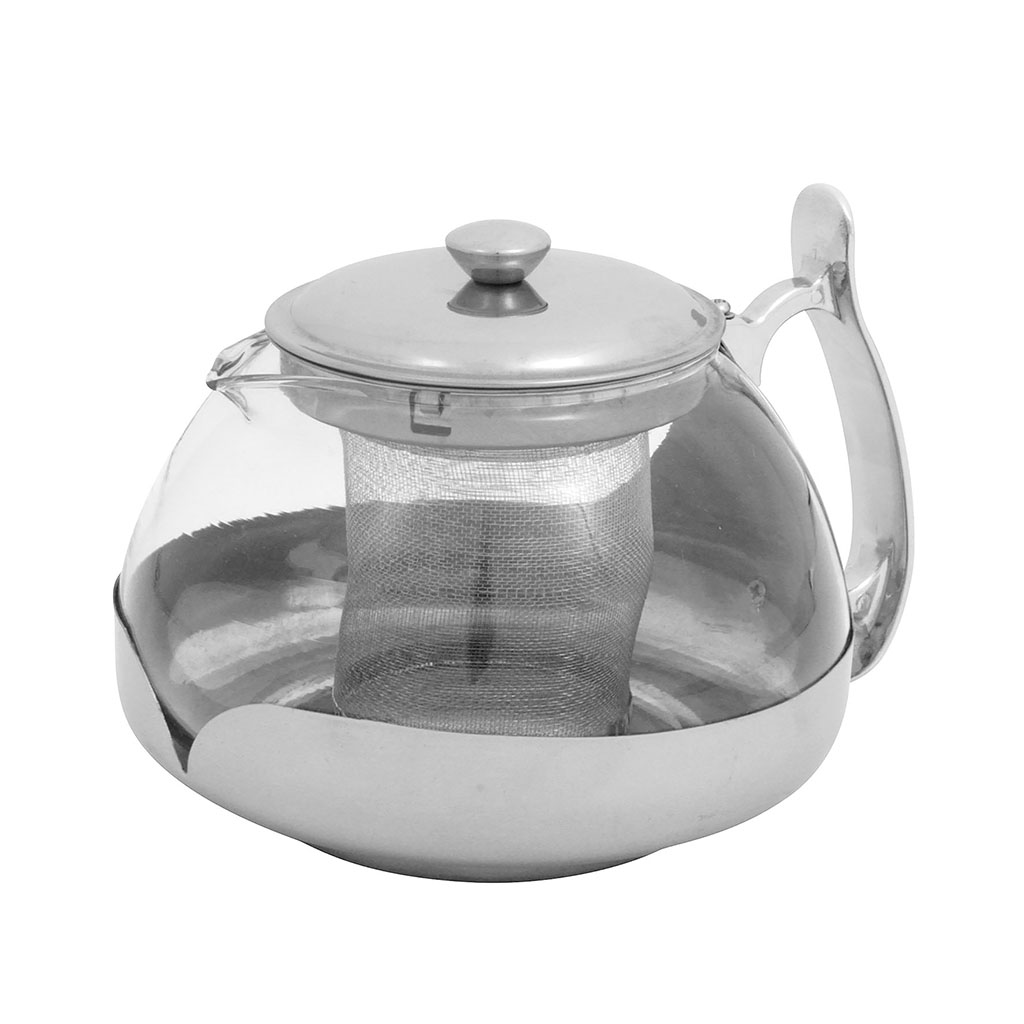 Théière verre et inox 700ml