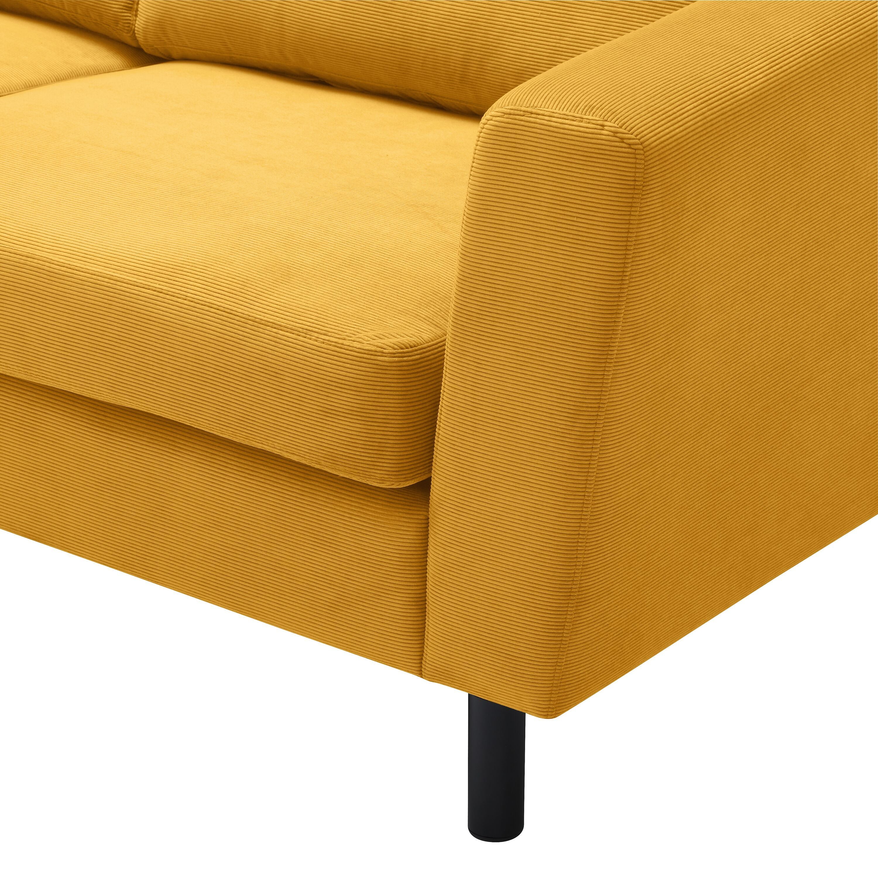 DIENER Ecksofa - Senf / B: 235.0 cm x T: 156.0 cm x H: 81.0 cm