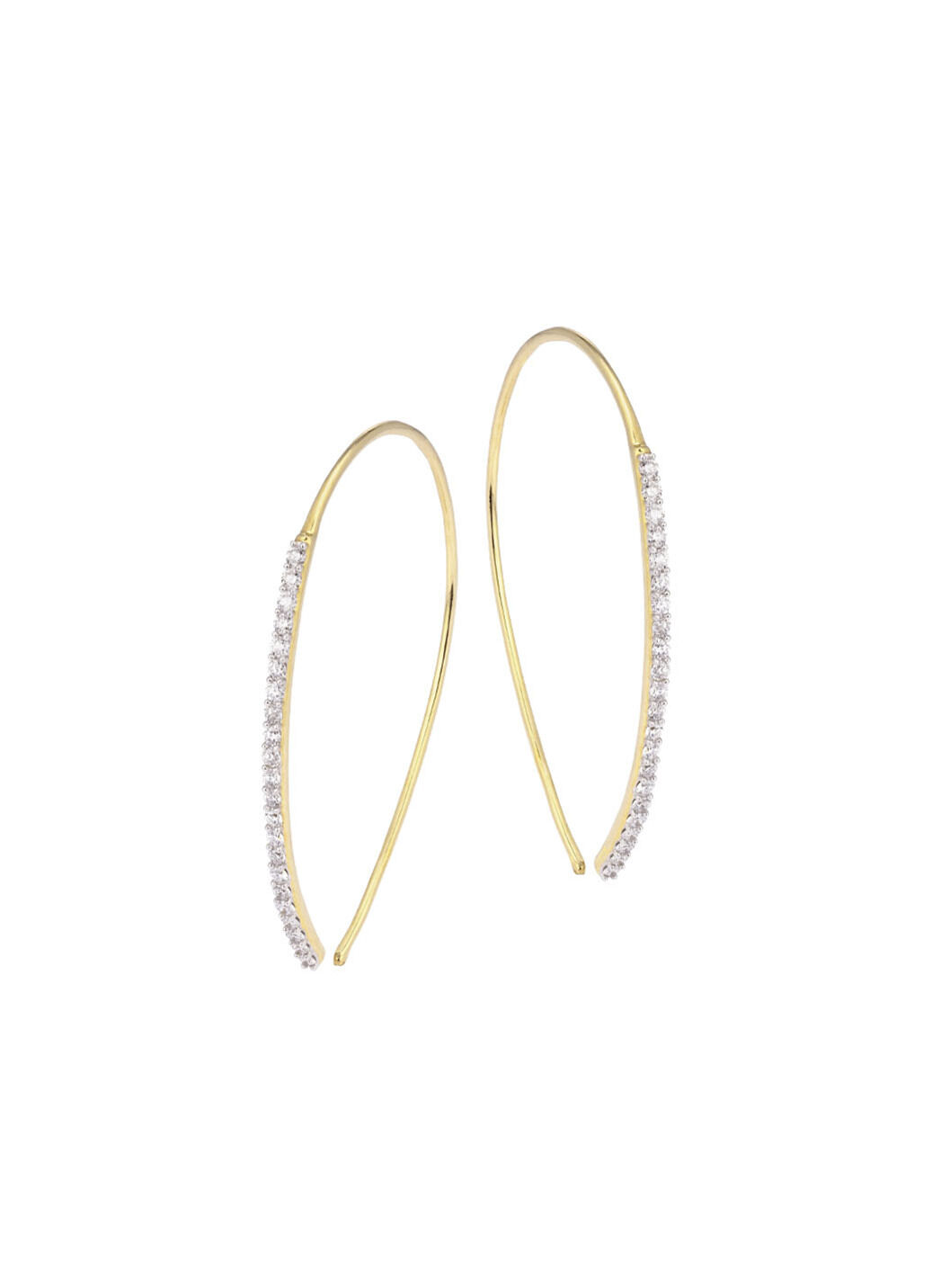 Glamouröse Ohrhaken mit Brillanten