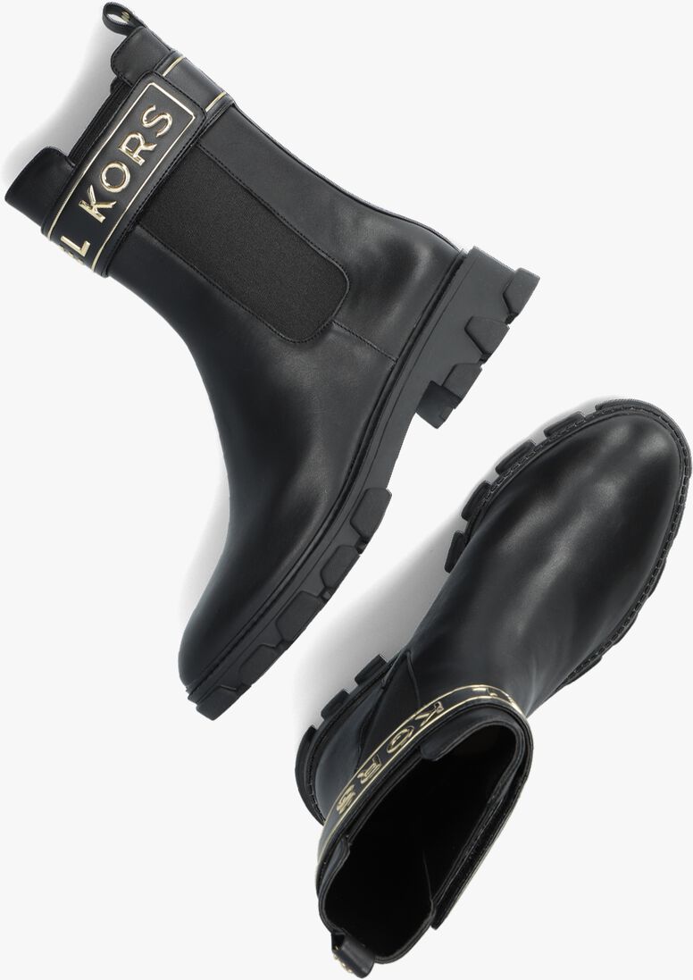 MICHAEL KORS zwarte michael kors chelsea boots ridley strap chelsea