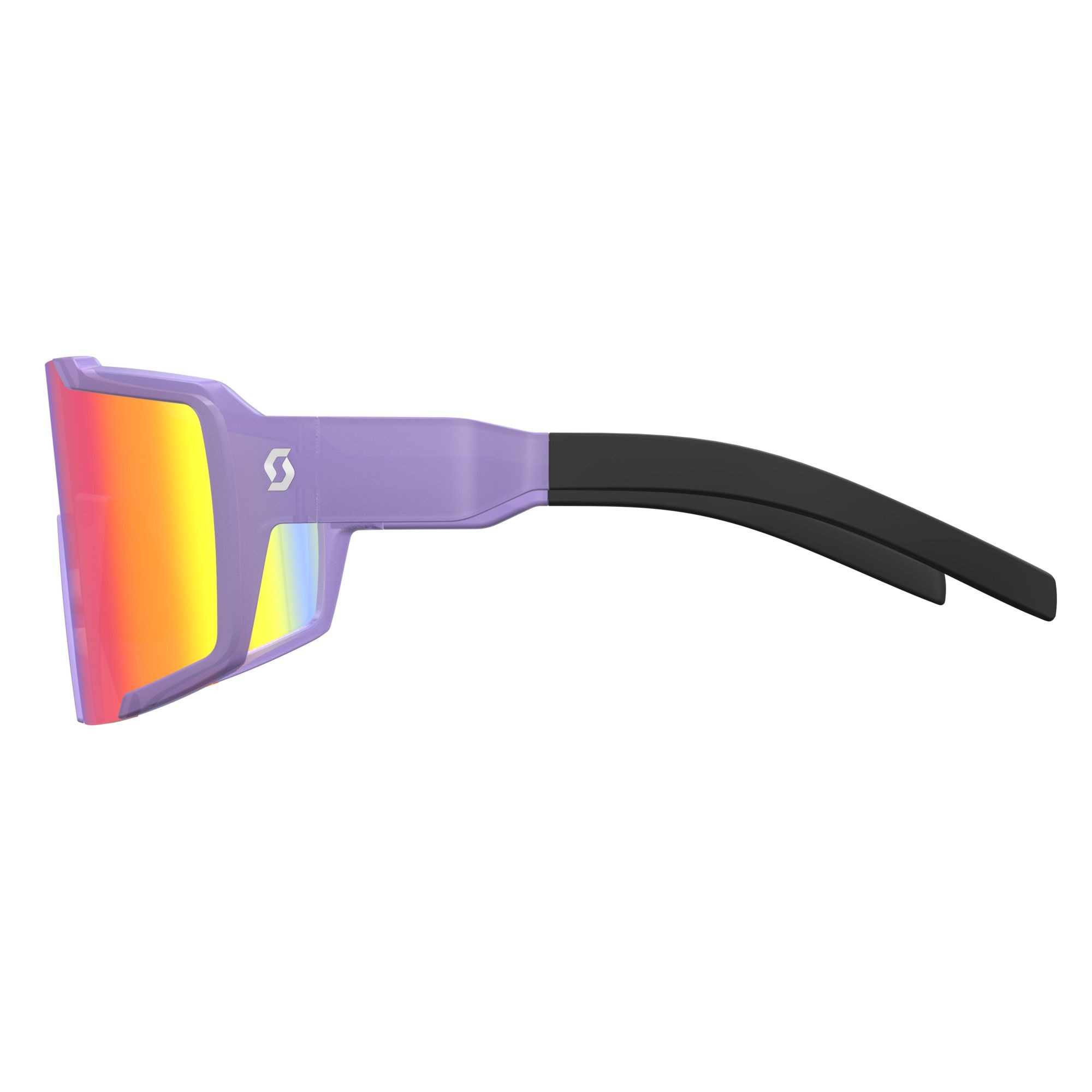 SCOTT Shield Compact cykelbriller Swish Purple/Teal Chrome