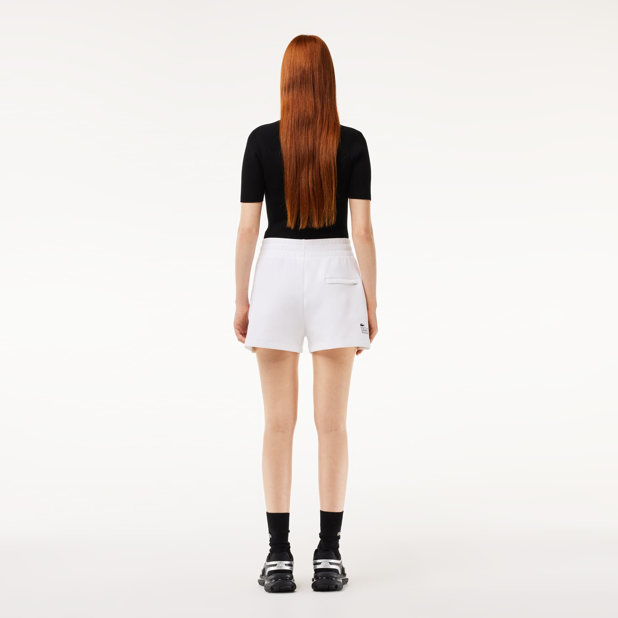 Short uni femme Lacoste Shorts - Blanc - Lacoste - Femme