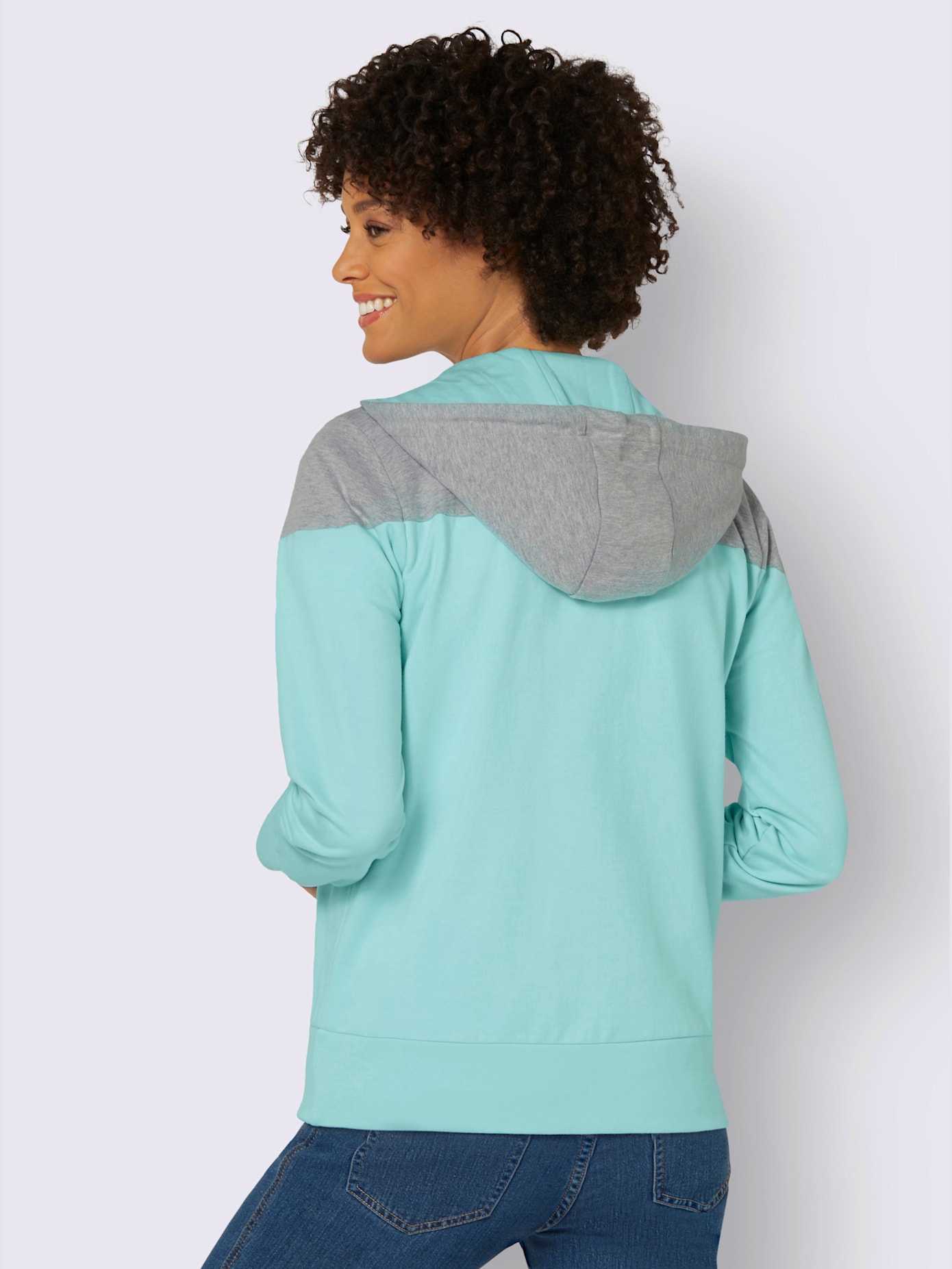 Veste sweat 55% coton