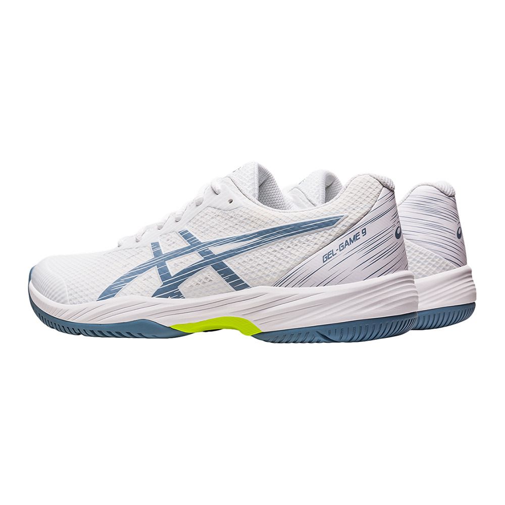 Asics GEL-GAME 9 - Chaussures tennis Homme white/steel blue