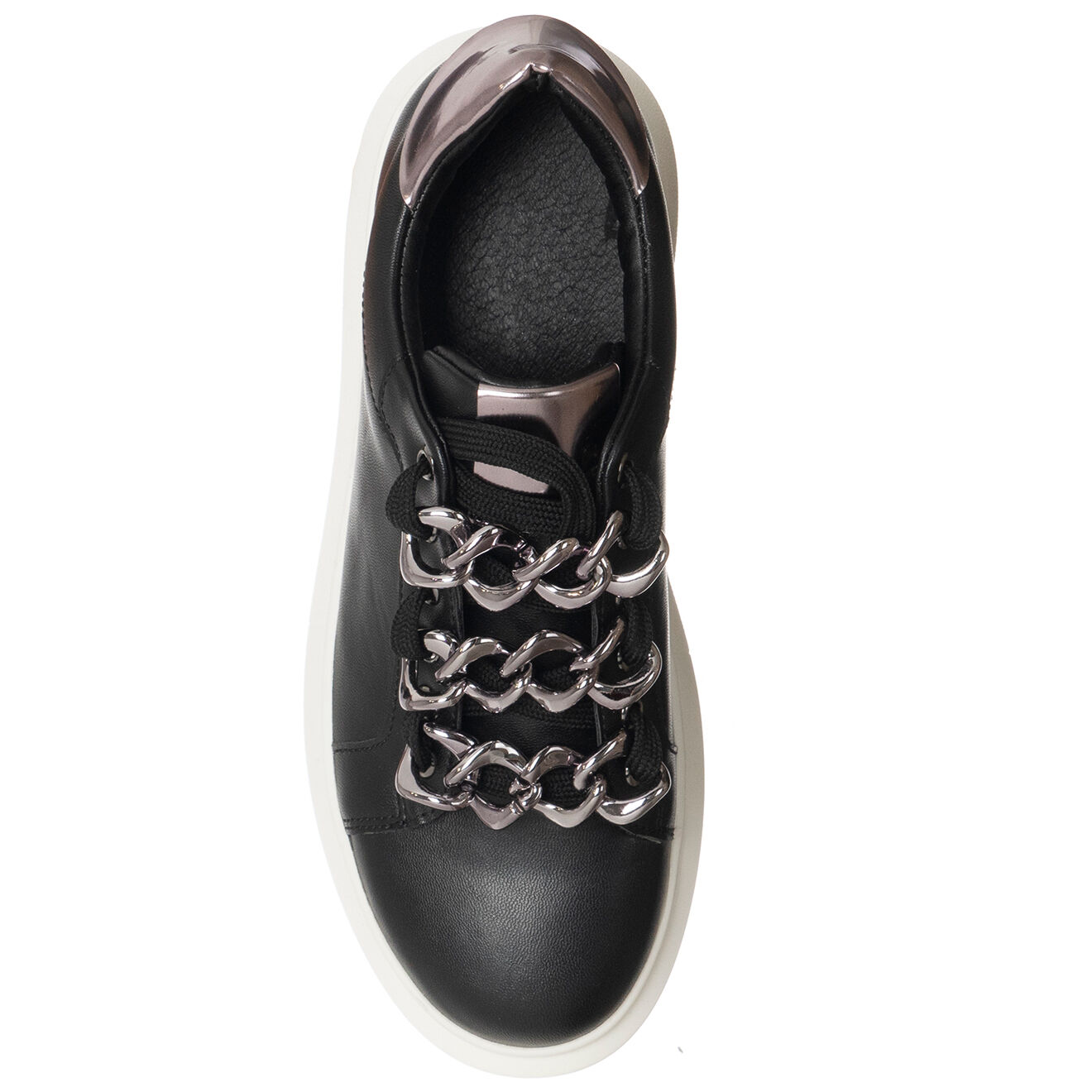 Loretta by Loretta Sneakers en Cuir végétal Asia  noires