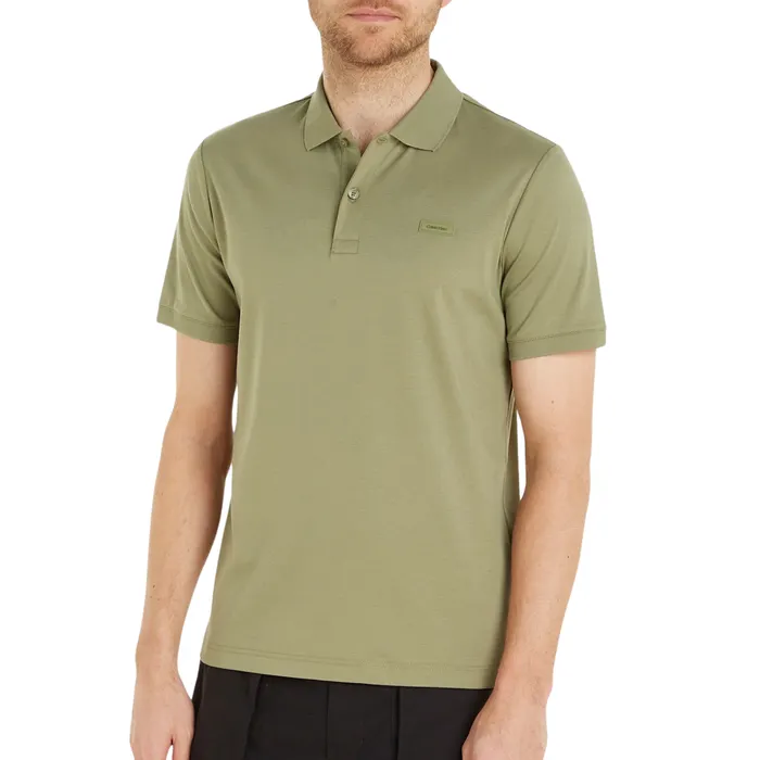 Calvin Klein Smooth Cotton Polo Heren