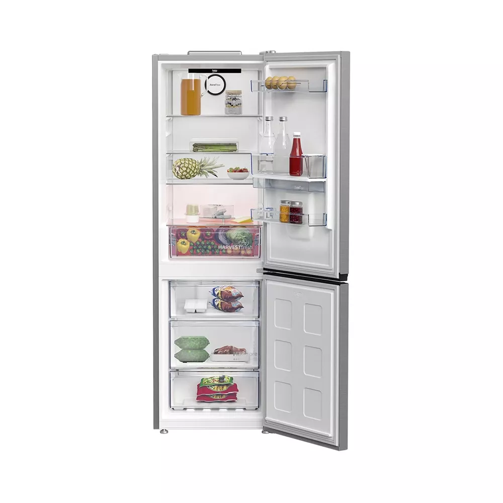 beko KG510 Kühl-Gefrierkombination 316 Liter, Inox