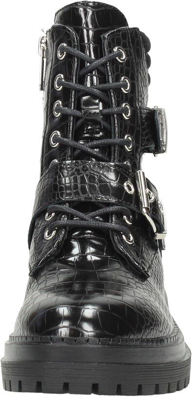 Sub55 Veterschoenen Hoog zwart