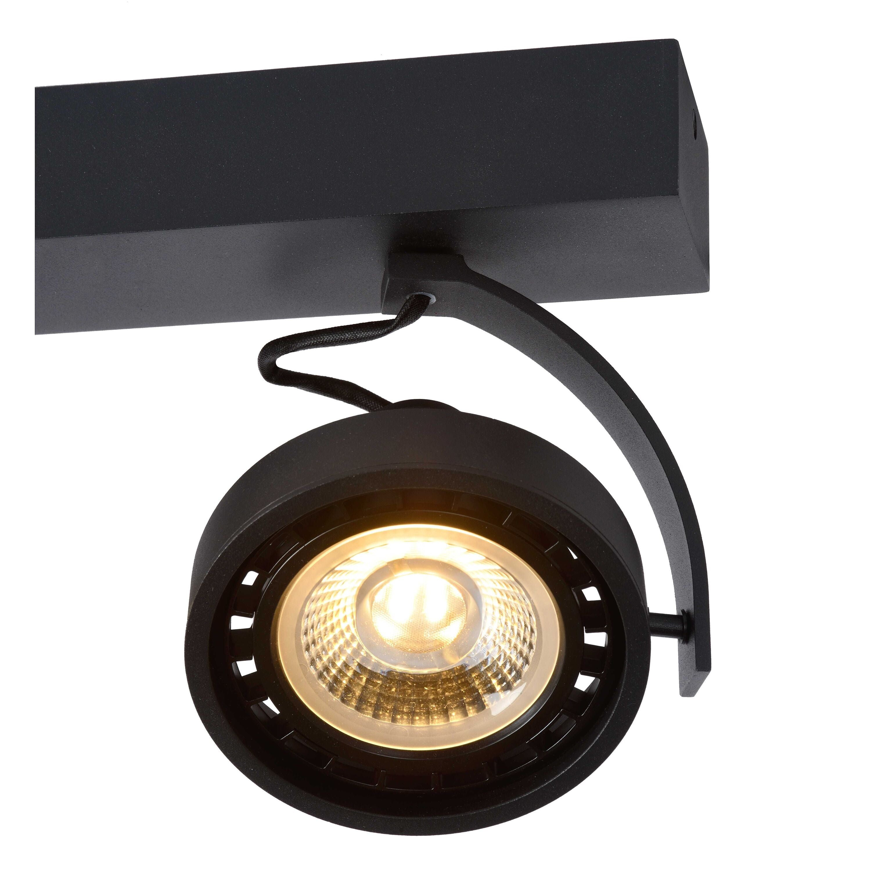 Dorian 3 spot LED dim to warm zwart