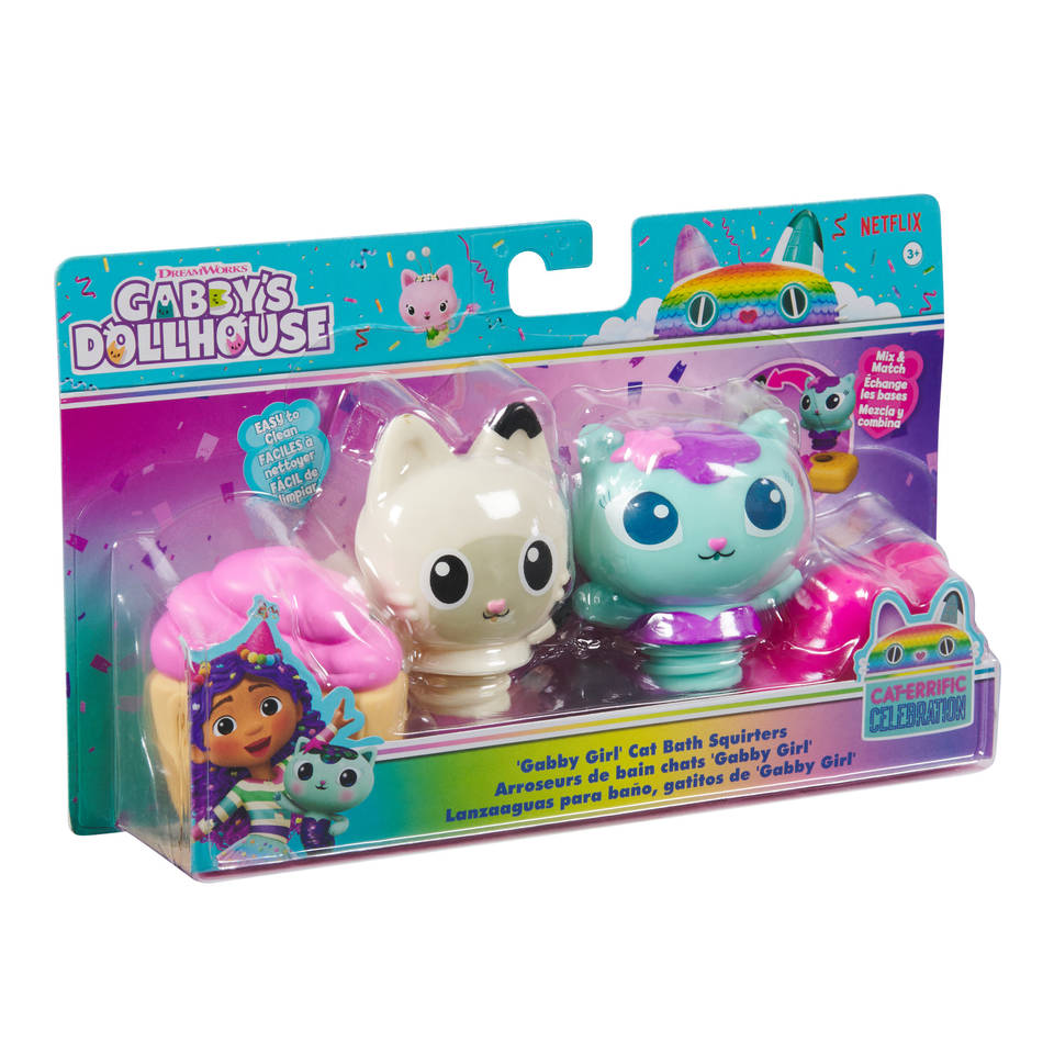 Gabby's Poppenhuis waterspuiters badfiguren