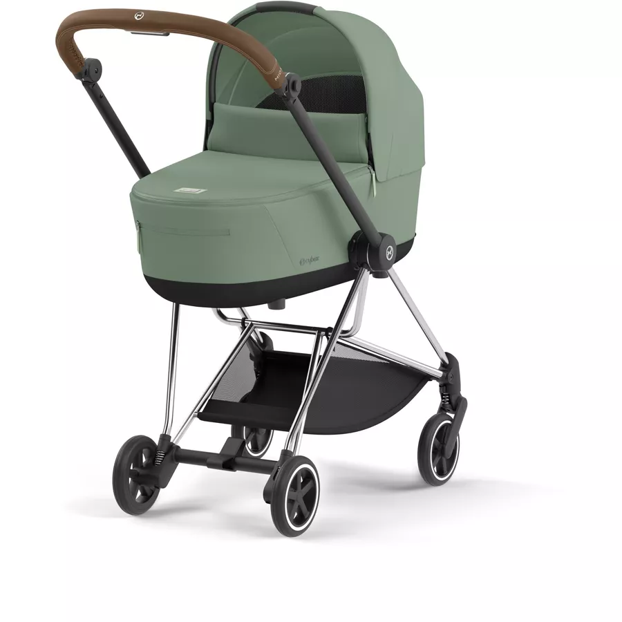 cybex PLATINUM Kombikinderwagen New Mios Chrome Brown Leaf Green