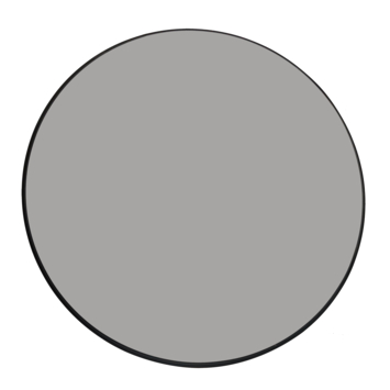 Spiegel Chloé rond zwart 100 cm