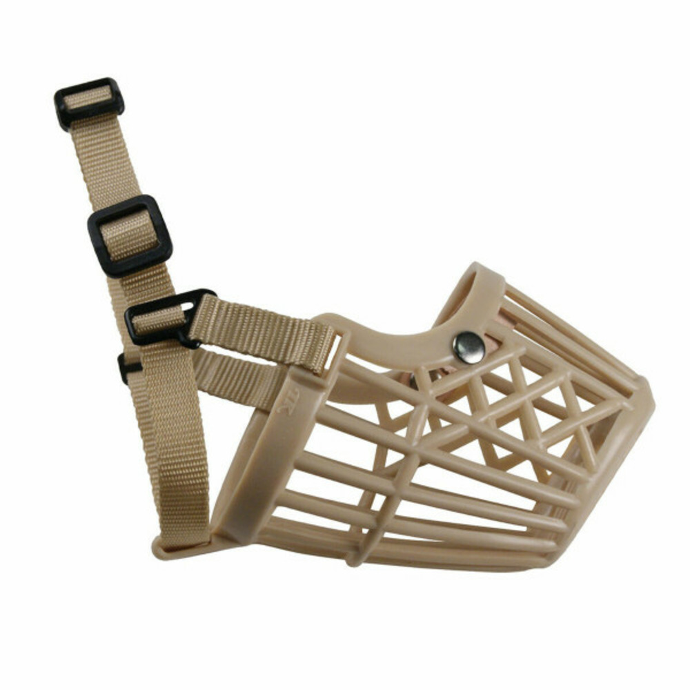 Muselière beige plastique taille 4