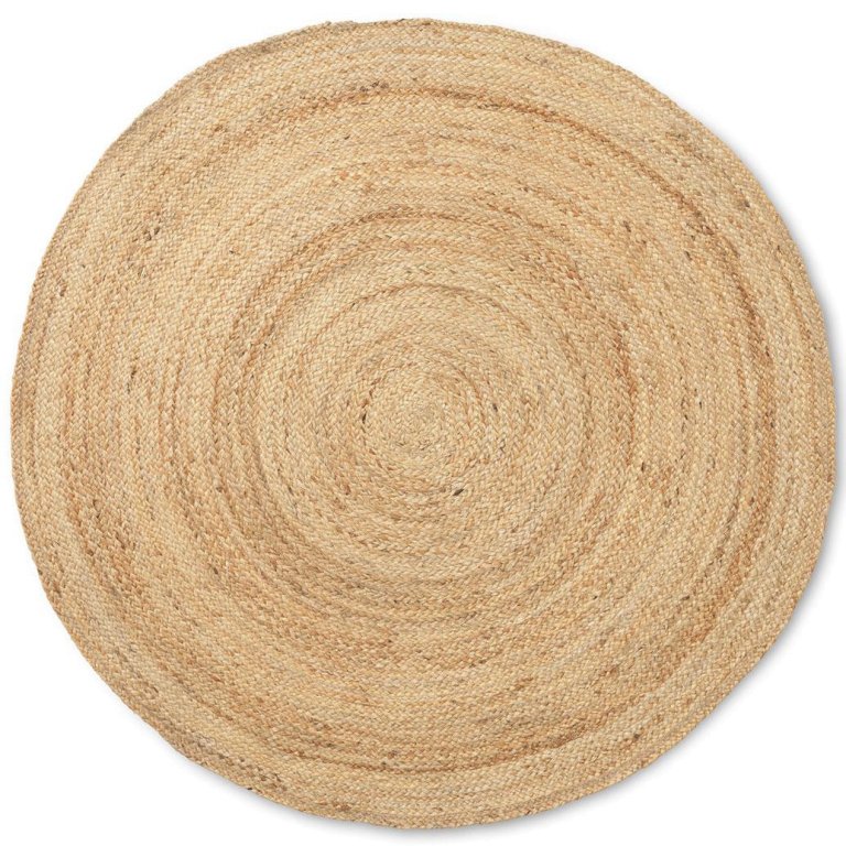 Ferm Living Eternal Jute vloerkleed Ø240 naturel