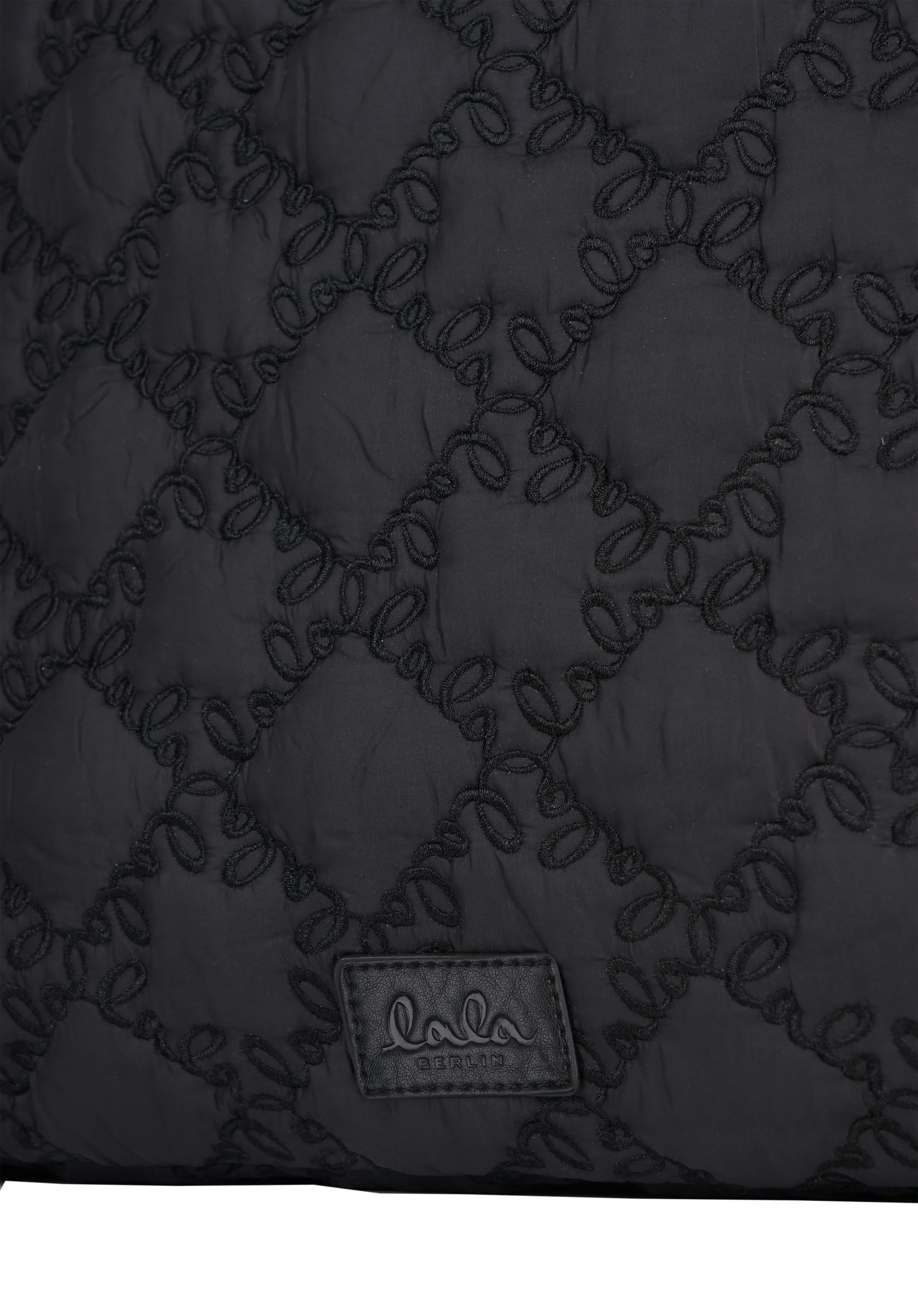 Lala Berlin  Mendel Oversized Tote - Black Lalagram