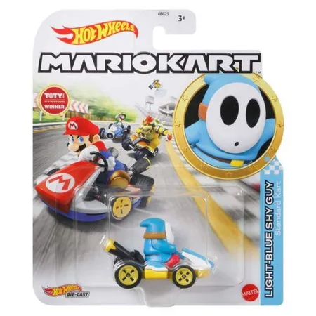 Hot Wheels Mario Kart Light-Blue Shy Guy