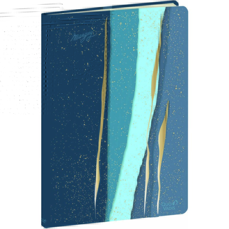 Quo Vadis - Carnet de notes - Marguy Adultes - Multicolore - Pages Points (dots) et lignées - 15x21 cm