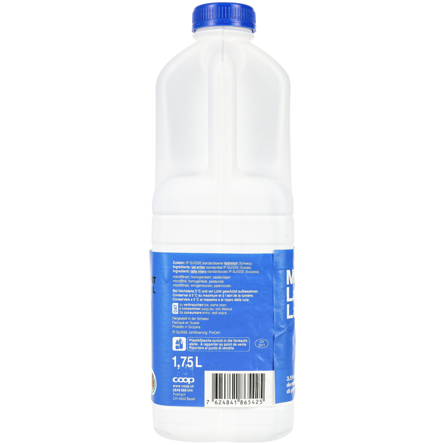 Vollmilch pasteurisiert IP-Suisse