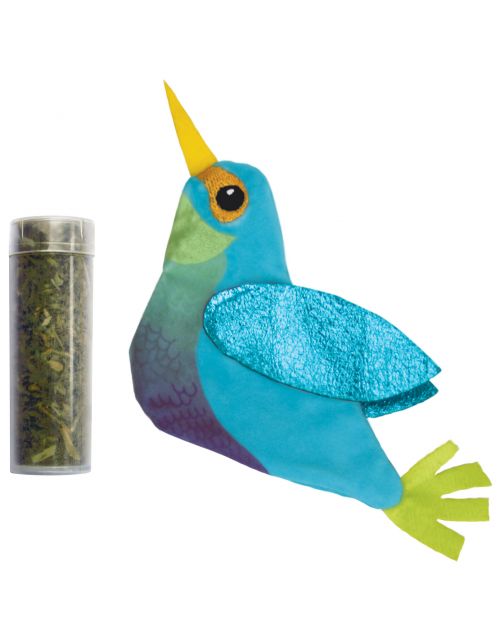 Kong Refillables Hummingbird - Kattenspeelgoed - Multi-Color Met Catnip