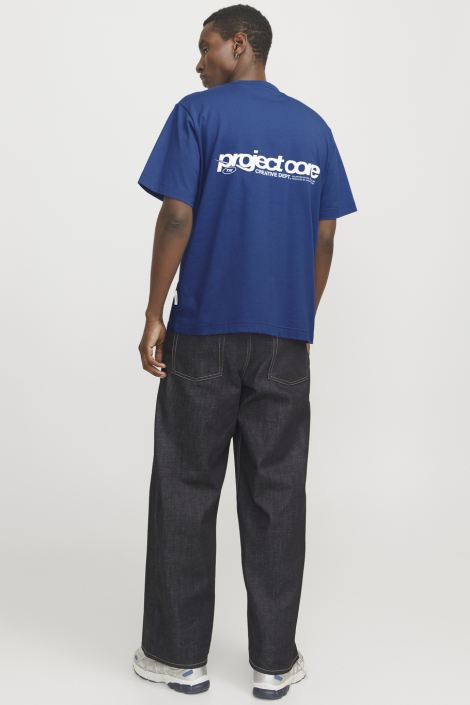 Jack & Jones blauwe heren t-shirt
