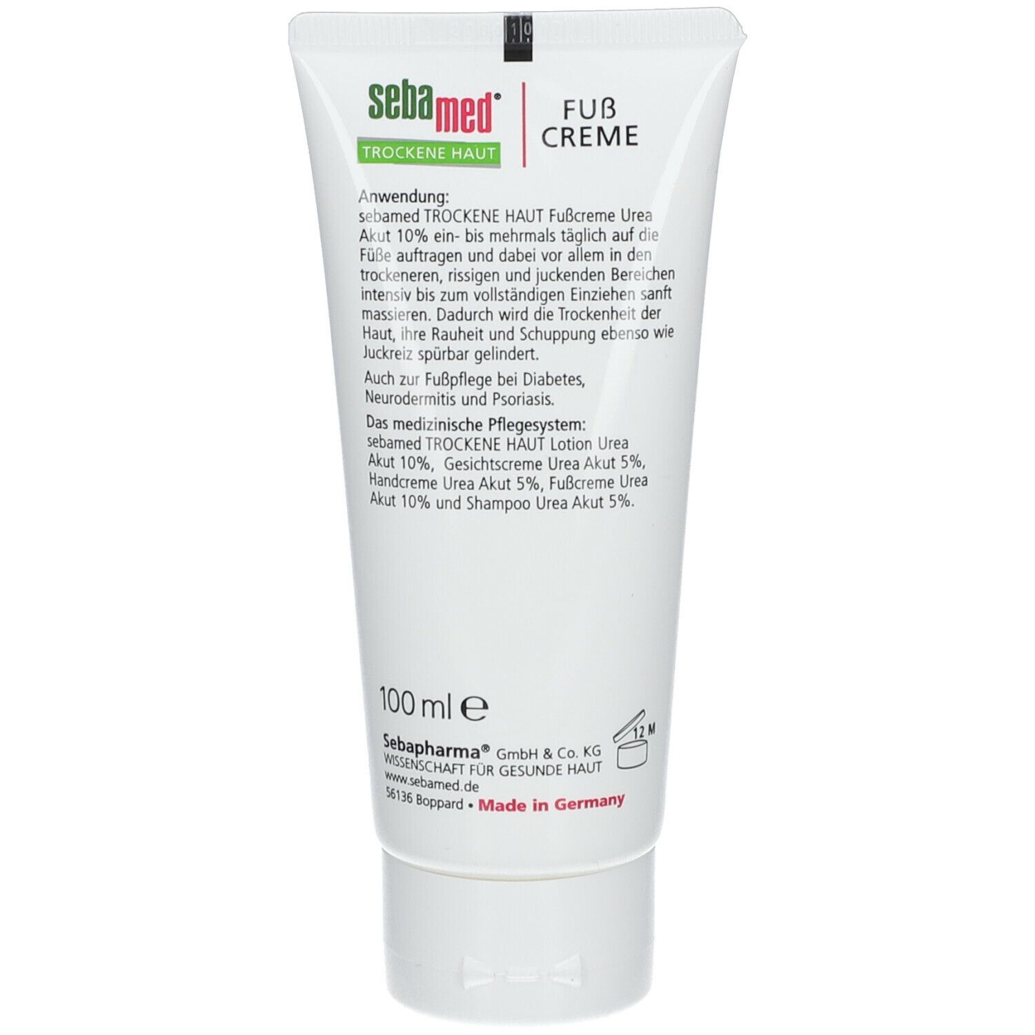 sebamed® Trockene Haut Fußcreme Urea Akut 10%