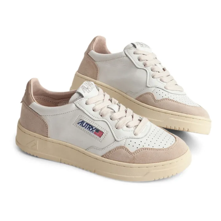 Autry Baskets Medalist Low Cuir/Suède | Beige