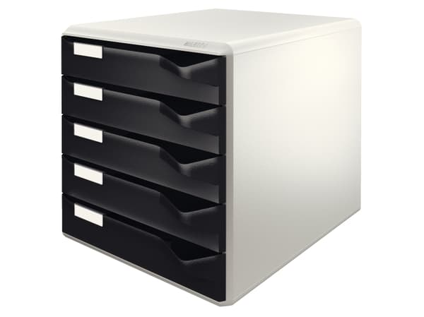 Leitz - Skuffskap - 5 skuffer - for A4 - svart