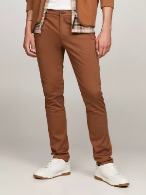 Calças chino Bleecker Slim Fit com textura