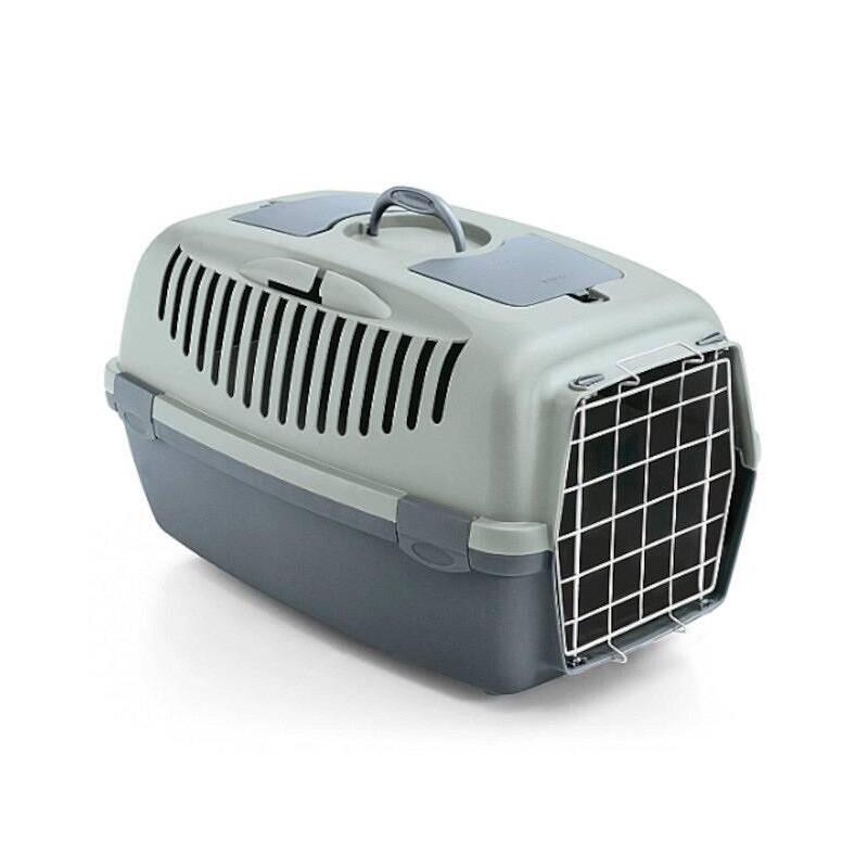 Zolux Gulliver 2 - caixa de transporte com porta metálica para animais de pequeno porte