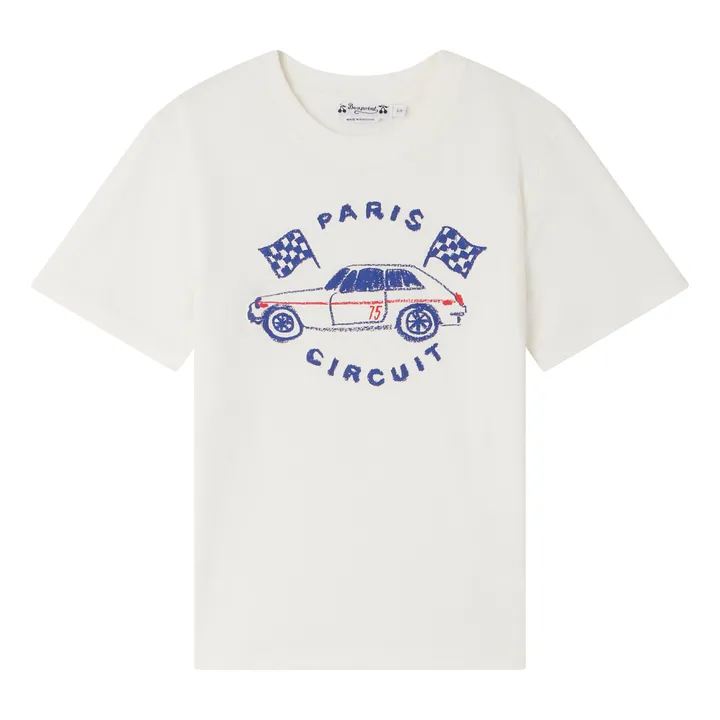 Bonpoint T-shirt Thibald Voiture | Blanc
