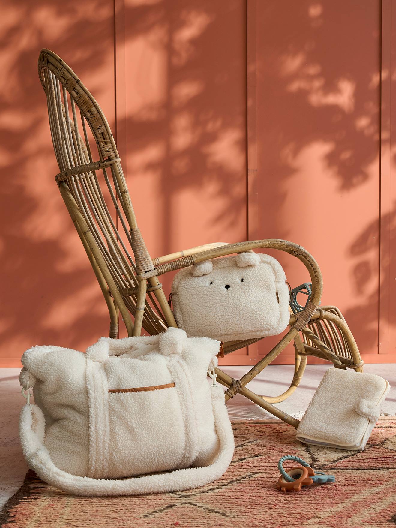 Nécessaire de viagem Sherpa Little Bear Nomad branca clara lisa