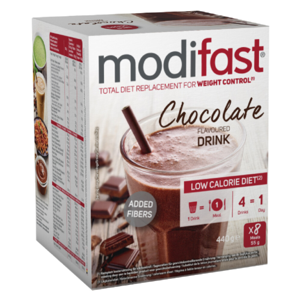 Modifast Intensive Milkshake Chocolade8 x 55 gr