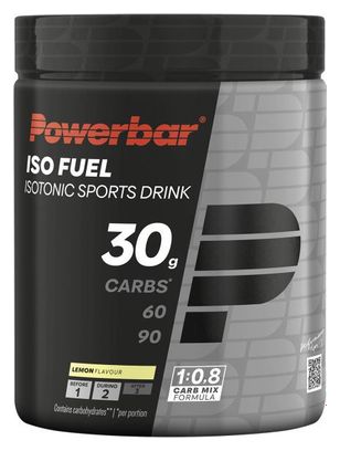 Boisson isotonique Powerbar Black Line Iso Fuel 30g Citron - 608g