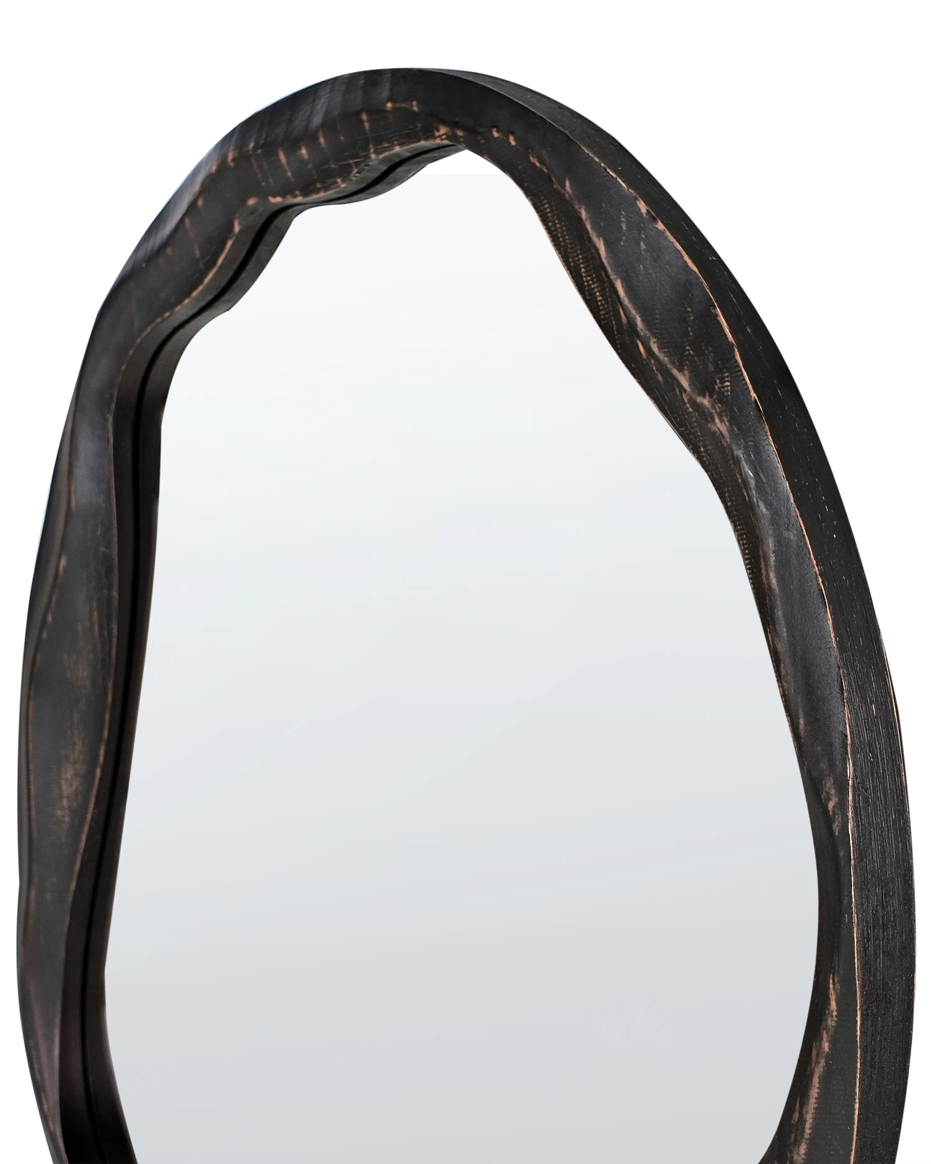 Wandspiegel LANGON 60 cm 60 cm Dennenhout Donkerbruin