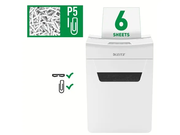 Makulator Leitz IQ Protect Premium 6M mikromakulering (P-5)