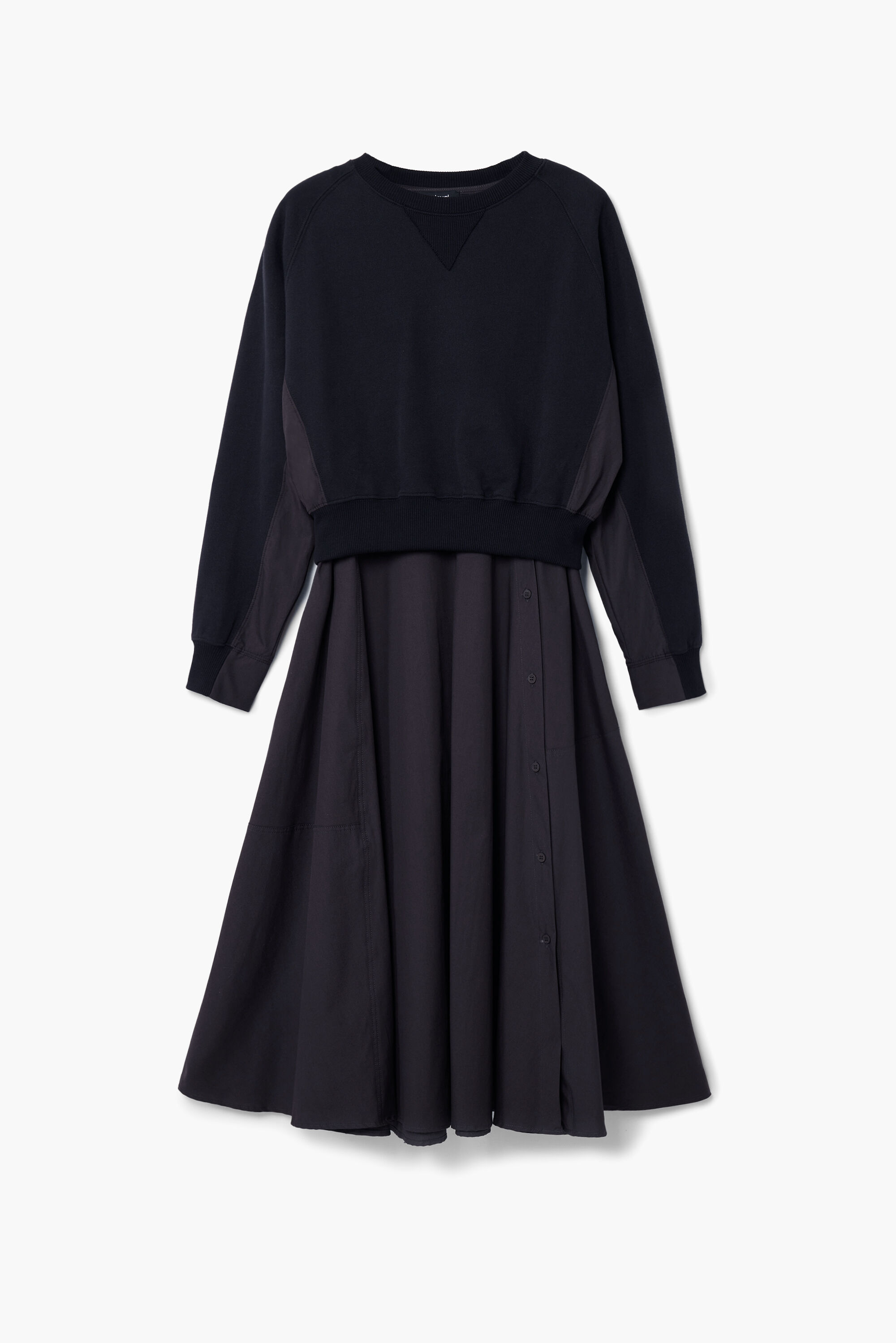 Vestido combinado