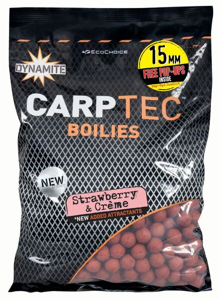 Bouillettes Dynamite Baits Carptec Strawberry & Crème (1.8kg)