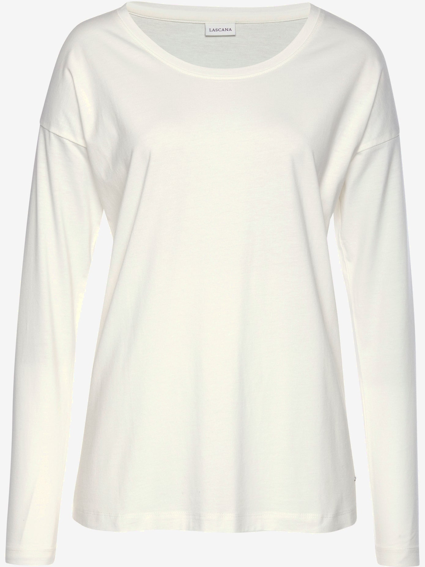 Haut de pyjama t-shirt à manches longues décontracté