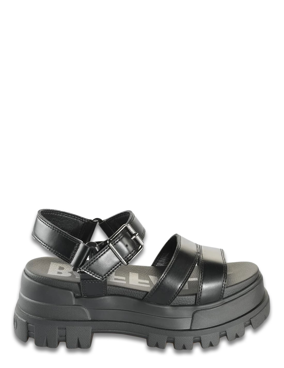 buffalo Sandales femme compensées aspha ts sandal noir