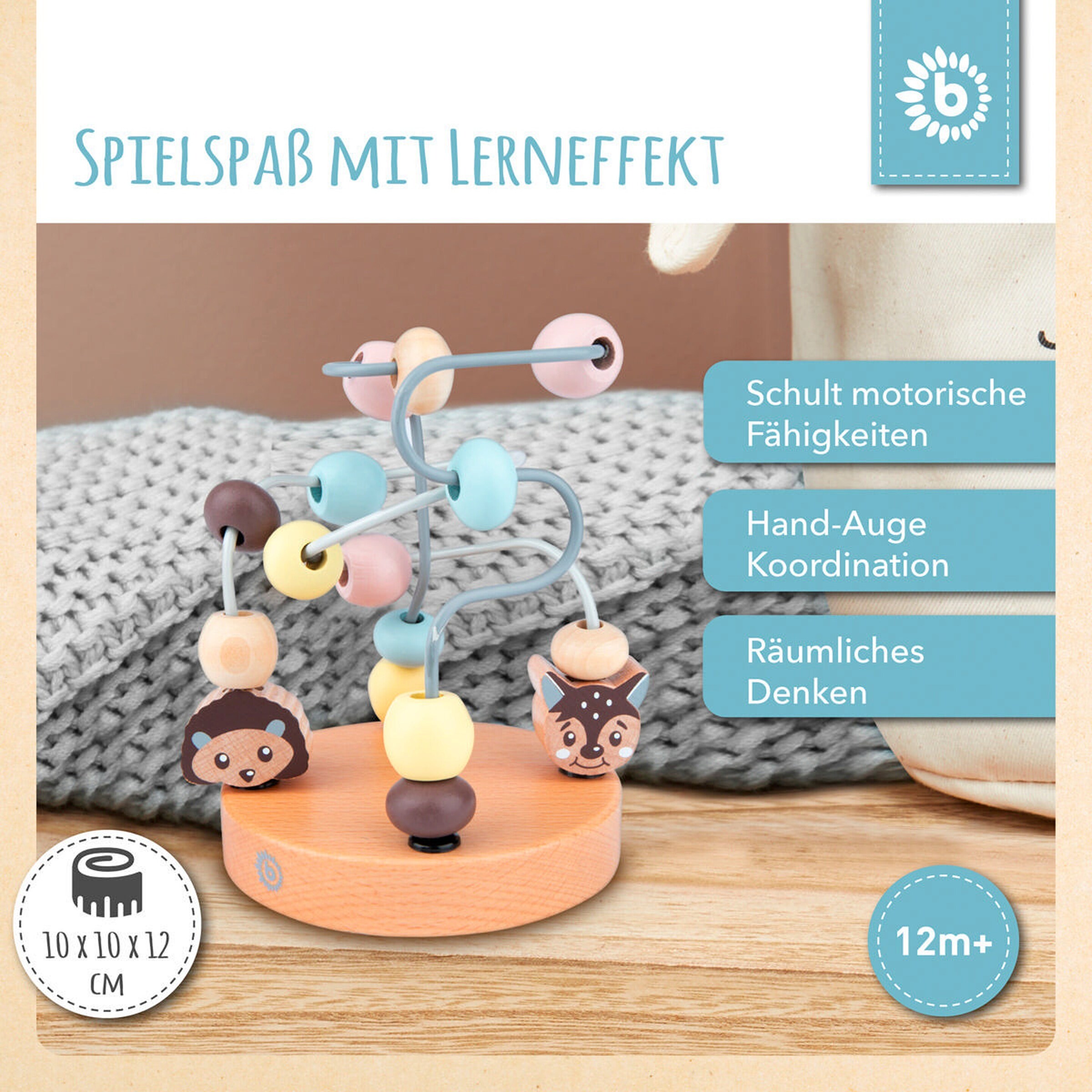 Bieco Motorikschleife - ab 12 Monate Mehrfarbig