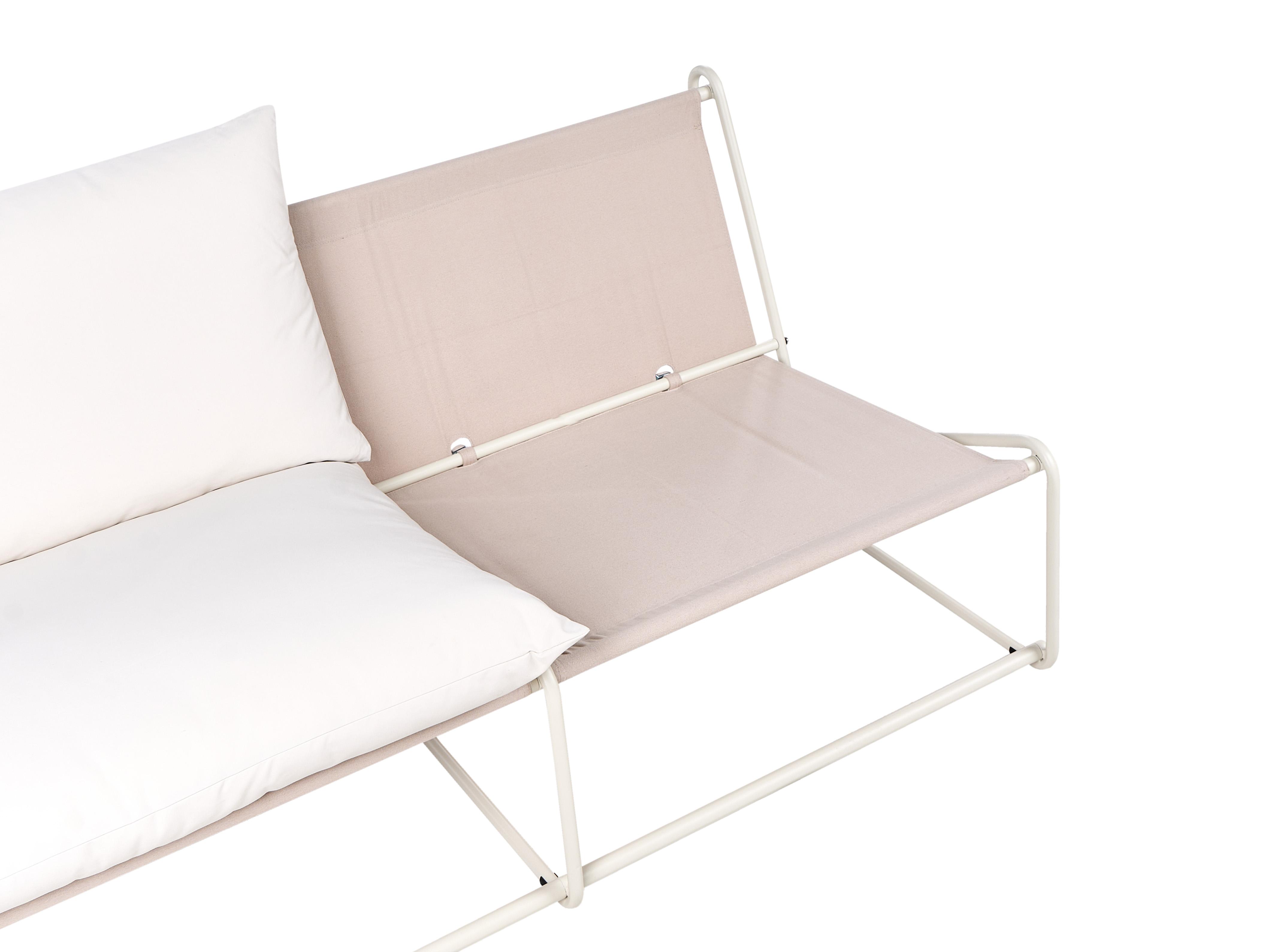 Tuin bankenset 3-zits PICO Metaal Lichtbeige