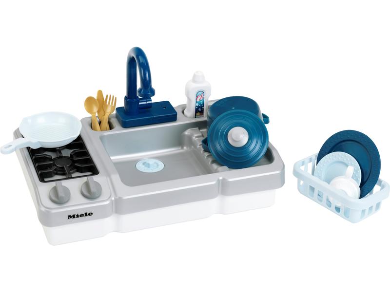 Klein-Toys Reinigungs-Spielzeug Miele Spüle Spülbecken-Spielzeug-Set