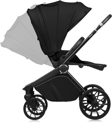 Lionelo MIKA Plus Sportsvogn, Black Onyx