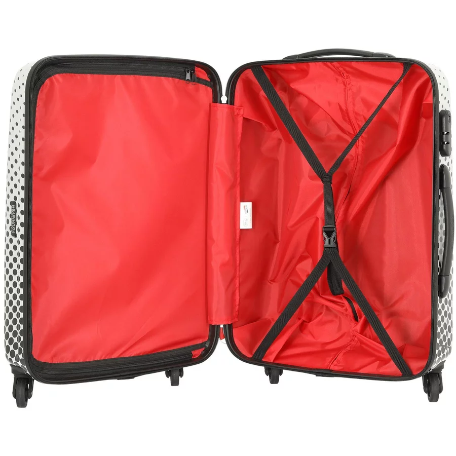 American Tourister  Alfatwist 2.0 - 4-Rollen-Trolley M 6524 Mickey Mouse Polka Dot