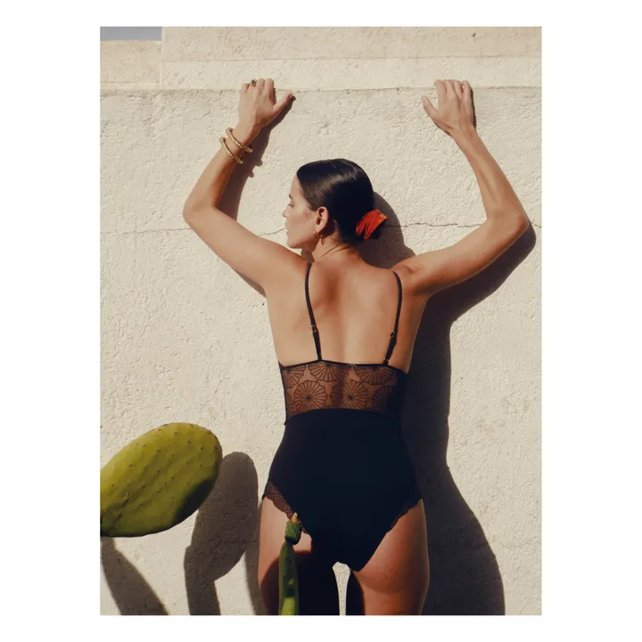 Icone Body Paola Broderies | Noir