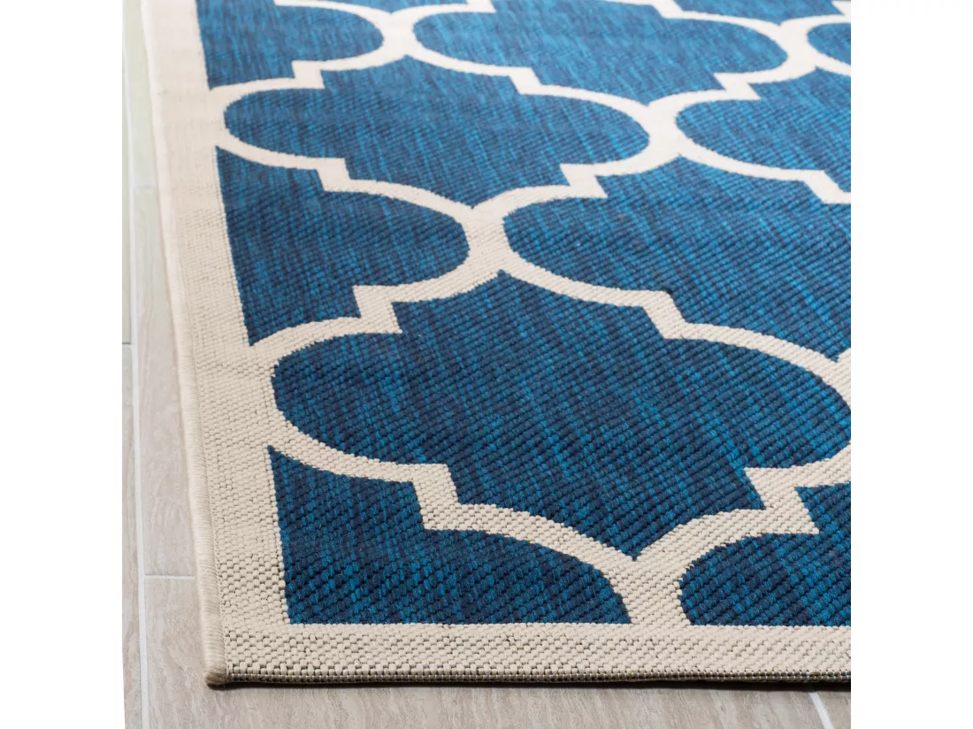 Tapis Navy & Beige 122 X 170 cm - Arista