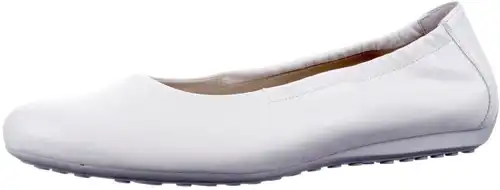 N6166-012 Semler wit - maat 10 ballerina wit - maat 10 Calandschoen