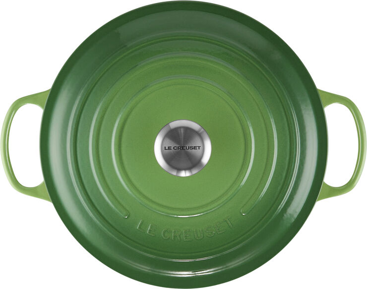 Le Creuset Rund støbejernsgryde 6,7L Bamboo Green Bamboo green