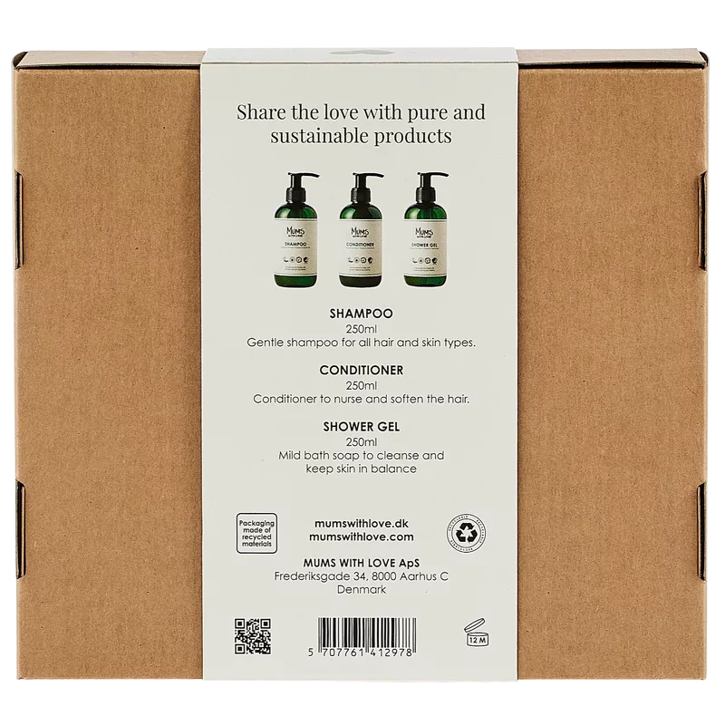 Mums With Love Bath Trio Gift Box