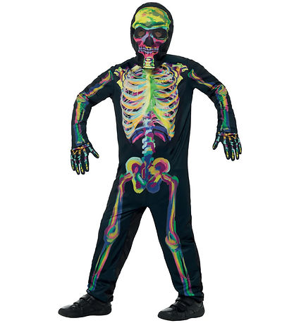 Smiffys Kostüm - Glow In The Dark Skeleton - Multi